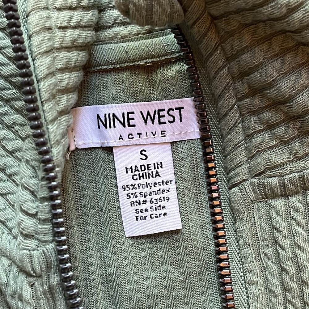 Nine West Active Green Zip Up Jacket - Picture 2 of 14